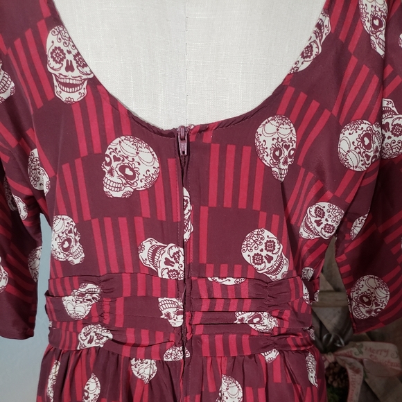 Xhileration Sugar Skull Dress - Picture 2 of 6